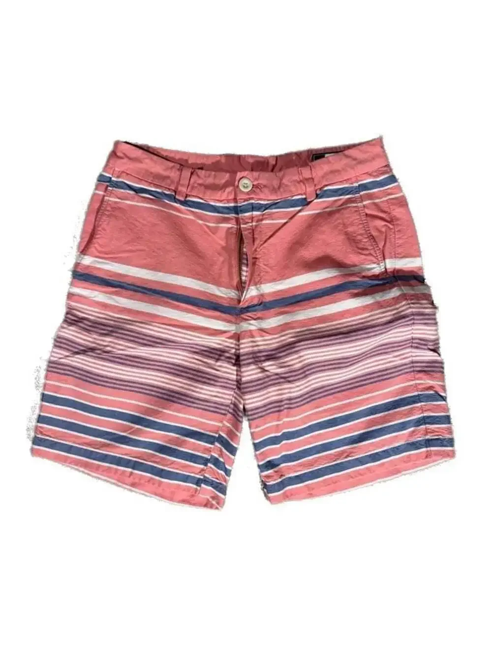 Vineyard Vines Seaward Stripe Cotton Oxford Breaker Shorts 9